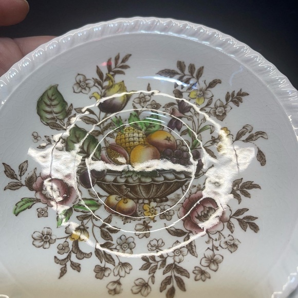 Vintage 1940's Johnson Brothers Windsor Ware Ponoma Saucer - Picture 5 of 6